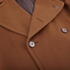 The coat features a perfectly oversize fit, draped collar, and side slits, and is the perfect. Tagliatore Camel Double Breasted Wool Cashmere Coat Baltzar