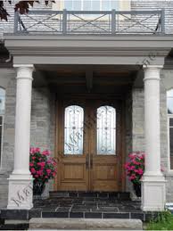 Jose and sons construction corp. Exterior Limestone Columns Door Entrance American Traditional Exterior Toronto By Marvelous Marble Design Inc Houzz
