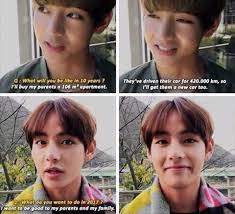 Taehyung Talking About His Family Taehyung Be Good To Me Bangtan Boys