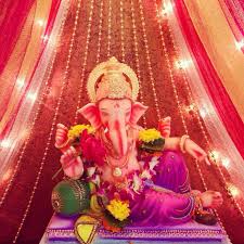 Free shipping for many products! Ganpati Idol Decoration Decoration For Ganpati Goddess Decor Ganpati Decoration Design