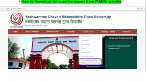 Ycmou Last Year Old Exam Quest Papers Download From Ycmou Website To Know Website Click On Detail Youtube