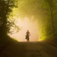 Es Gibt Hier Einen Alteren Herrn Der Stets Mit Dem Fahrrad Unterwegs Ist Gerade Im Sommer Seh Ich Ihn Oft Wie Er Freihandig Durchs Country Roads Country Road