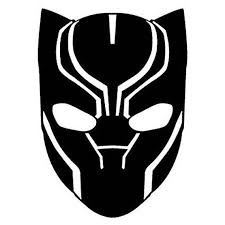 Marvel Black Panther Mask Decal Black Panther Drawing Black Panther Marvel Black Panther