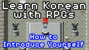 Mindpasta korean microclass lesson 1 introduce yourself youtube. Korean Rpg How To Introduce Yourself Learn Korean With Go Billy Korean