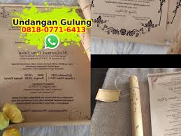 Undangan Gulung Murah Jogja 0818 0771 6413 Wa Work For Hire Food Quality Quality Ingredient