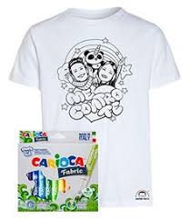 Maglietta T Shirt Lui E Sofi Da Colorare Con Colori Per Tessuti Me Contro Te Kira E Rai Lui E Sofi Origi Idee Regalo Per Bambini Regali Bambina Magliette