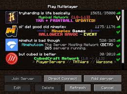 Hypixel ip is a huge minigames server with every gamemode in minecraft and more. My Server List Hypixel Minecraft Server And Maps