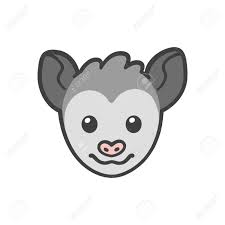 Cute Cartoon Smiling Possum Head Funny Animal Drawing Royalty Free Cliparts Vectors And Stock Illustration Image 73277217 Please, feel free to share these vector images with your friends. cute cartoon smiling possum head funny animal drawing