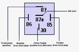 Relay coils are drawn as circles, with relay contacts drawn in a way resembling capacitors 5 Pin Wiring Diagram Electrical Diagram Electrical Circuit Diagram Trailer Wiring Diagram
