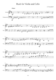 Learn how to read music and chords, all while playing your favorite songs. Rush For Violin And Cello Sheet Music For Violin Solo Musescore Com