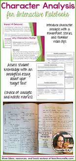 This Character Analysis Lesson For Interactive Notebooks Isns Works With Any Novel It Uses Video Clips Fairy Tal Essay Interactive Notebooks Essay Examples