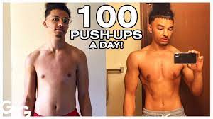 Get ready for those before and afters, baby! 100 Pushups A Day For 30 Days Transformation Youtube