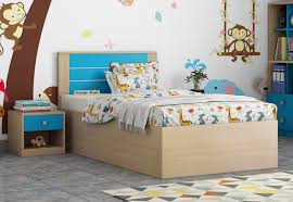 All is pretty blog is the place where you can read all about the new and interesting things in the world of interior styling for children since mar 2017 blog. Buy Marina Kids Bed With Storage Celestial Blue Online In India Wooden Street