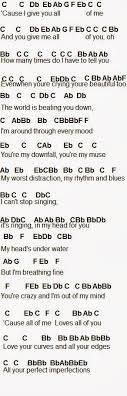 John Legend All Of Me Piano Sheet Music With Lyrics Best Music Sheet