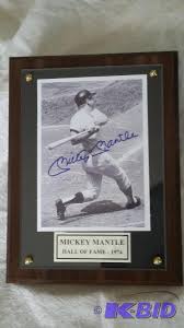 I'm more of a comic book collector myself but i wanted to get my son something sport related for christmas! Authentic Mickey Mantle Autograph Certified Primetime Collectibles K Bid