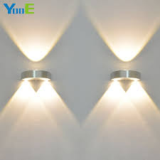 Yooe 2pcs Lots Wall Lamps Indoor Led 3w Ac110 220v Modern Wall Sconce Indoor Lighting Living Room Bedroom Bedside Wall Led Wall Lamp Wall Lamp Led Wall Lights