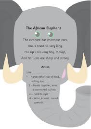 The African Elephant Poem Elmer The Elephants Preschool Jungle Elephant Crafts