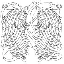 Angel Wings Coloring Page Colortherapyapp Coloring Pages Angel Coloring Pages Animal Coloring Pages