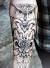 Men Owl Tattoo Back