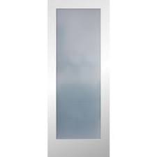 Shop Reliabilt 1 Lite Solid Core Non Bored Frosted Interior Slab Door Common 24 In X 80 In Actua Glass Doors Interior Frosted Glass Interior Doors Slab Door