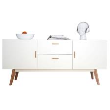 Sideboard Scandinavia 160cm Weiss Eiche Anrichte Kommode Skandinavisch Schrank Skandinavische Schranke Kommode Skandinavische Mobel