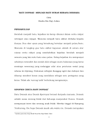 Derhaka kepada ibu bapa (ceramah). Pdf Batu Donsak Menjadi Batu Bukan Kerana Derhaka