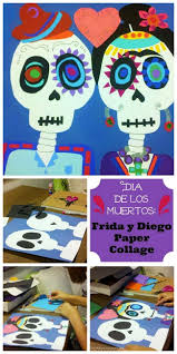 Modern Art 4 Kids Dia De Los Muertos Collage Matisse Style Schulkunstprojekte Kunstprojekt Fur Kinder Und Herbst Kunstprojekte