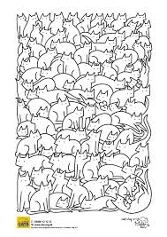 Coloring Rocks Cat Coloring Page Cat Colors Mindfulness Colouring