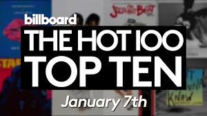 Early Release Billboard Hot 100 Top 10 January 7th 2017 Countdown Official
