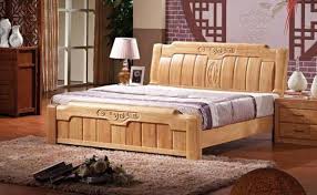 Hot Item Solid Wooden Bed Modern Double Beds M X2240 Wooden Bed Modern Double Beds Wooden Bed Design