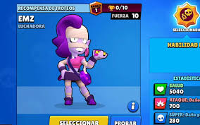 Emz attacks with blasts of hair spray that deal damage over time, and slows down opponents with her super.. Te Gjitha Lekurat E Emz Brawl Stars