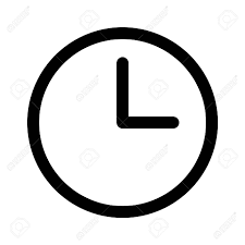 Reloj Y Línea De Relojes Icono Del Arte De Aplicaciones Y Sitios ...