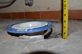 Patch Concrete Slab Foundation After Toilet Drain Pipe Flange Repair Houserepairtalk