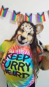 Always keep it weird and keep it wild 🏳️‍🌈🐆 #FursuitFriday : rfurry