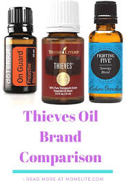 thieves oil brands comparison mom elite