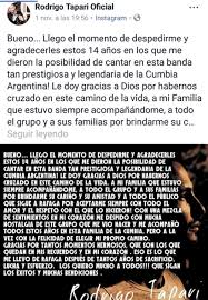 Date and time of digitizing: Rodrigo Tapari Se Despide Del Grupo Rafaga Busca Ser Solista Urgentebo