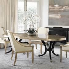 Traditional dining room furniture, casegoods, sideboards and other fine dining room cabinets. Traditional Dining Table Caracole Classic Draw Attention Caracole Wooden Ebony Base Oval