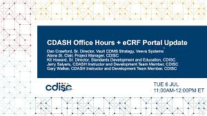 CDASH Office Hours + eCRF Portal Update