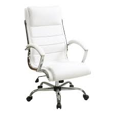 Lombardo High Back Executive Chair Faux Leather Chair White Executive Desk Executive Office Chairs