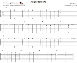 Jingle Bells 1 Easy Guitar Tab Chords Guitarnick Com Guitar Tabs Easy Guitar Guitar Tabs For Beginners