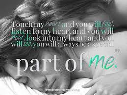 We don't have two heart while one. 30 Heart Touching Deep Love Quotes For Her And Him