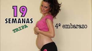 Tripa 19 Semanas Embarazo 19 Weeks Pregnant Belly Youtube