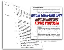 Muat turun set soalan yang lengkap Latih Tubi Upsr Koleksi Soalan Penulisan Bahasa Inggeris Modul Hikmah Cikgu Share