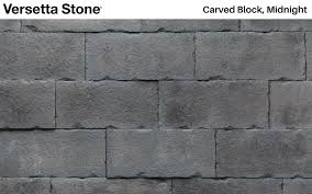 Versetta Stone Carved Block Midnight Versetta Stone Is