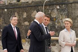 President biden pledged to further deepen our strong bilateral ties, highlighting this year's 160th anniversary of the establishment of diplomatic relations between the united states and italy. G7 Circus Gives Leaders A Chance To Hug Hustle And Joke Reuters