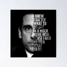 Michael Scott Quote Wall Art for Sale