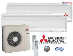 Grounding the unit ensures that the mini split air conditioner board does not suffer damage from the stray electrical energy. 24000 Btu Mitsubishi Mr Slim Ductless Mini Split Air Conditioner Dual Zone 12 12 Ebay