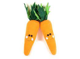 Carrot Plush Toy Carrot Stuffed Toy Cute Kawaii Carrot Etsy Pretend Play Food Plush Toy Plush
