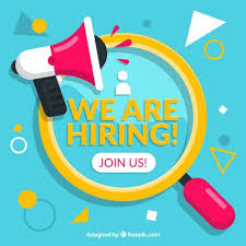 Modern Job Vacancy Composition With Flat Design Recruitment Poster Design Flat Design Poster Flat Design