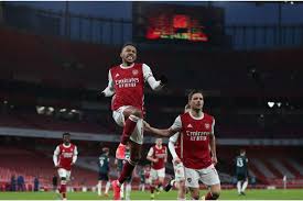 Become a free digital member to get exclusive content. Arsenal 4 2 Leeds United Aubameyang S First Premier League Hat Trick Sees Gunners Survive Scare Neeion